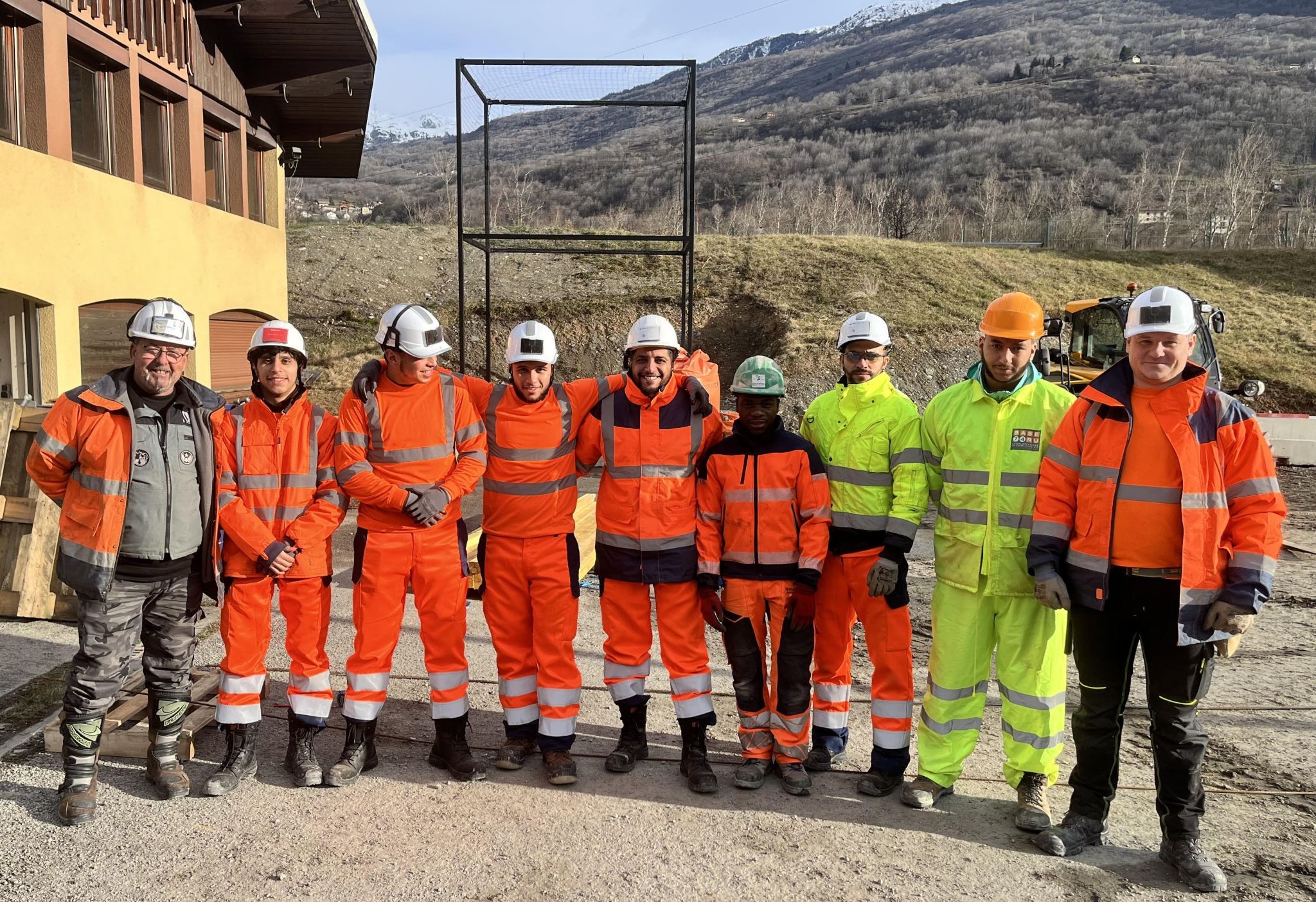 Photo de groupe des participants d'une formation organisée par Mon Emploi Lyon-Turin