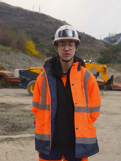 Portrait de Nolan, stagiaire en formation Pack Employabilité pour rejoindre le grand chantier Lyon-Turin