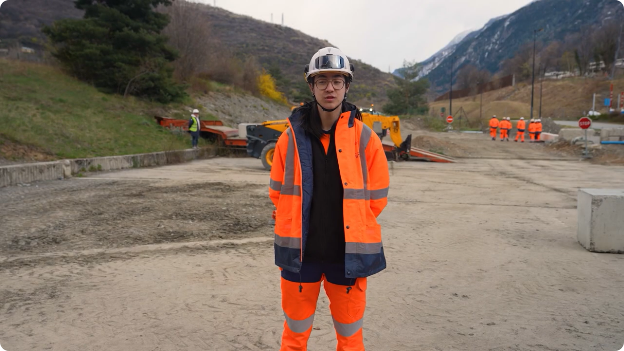 Portrait de Nolan, stagiaire en formation Pack Employabilité pour rejoindre le grand chantier Lyon-Turin
